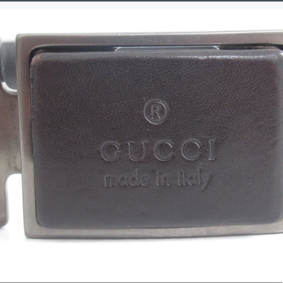 GUCCI size SMALL Guccissima GG web leather BELT - Picture 3 of 8